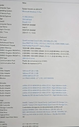 PC Intel i5 16GB RAM USB 3.0 HDMI