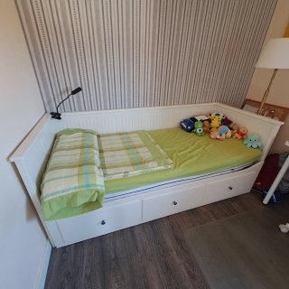 Divano letto Ikea Hemnes bianco