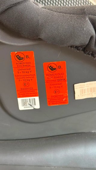 Silla Isofix Britax Rõmer Duo VW