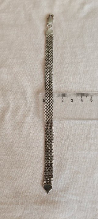 Pulseras plata rejilla - petatillo