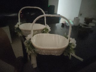 Cestas de boda decoradas sirve para muchas cosas