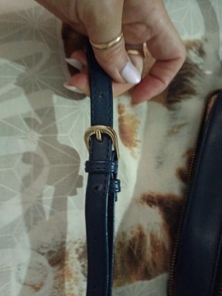 Bandolera Guess Beige y Azul