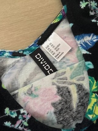 Vestido Verano Negro Estampado Floral H&M