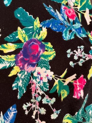 Vestido Verano Negro Estampado Floral H&M