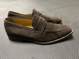 Mocasines piel marrón hombre 43.5