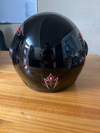 Casco Moto Integral Negro