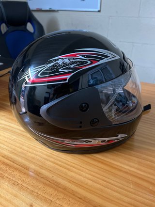 Casco Moto Integral Negro