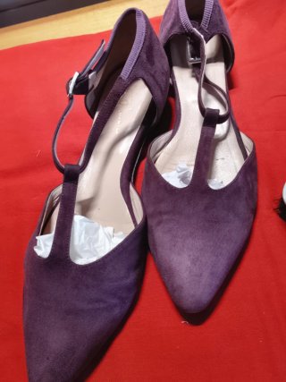 Scarpe donna eleganti viola Tg 39