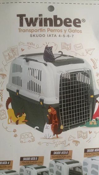 Transportín Perros Gatos SKUDO IATA 4 30Kg