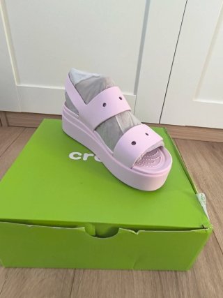 Sandalias Crocs Mujer Rosas Talla 38-39