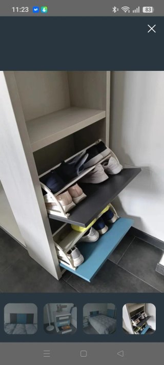 Armario modular 135cm puertas correderas