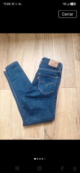 Vaqueros Levi's Skinny Azules Originales