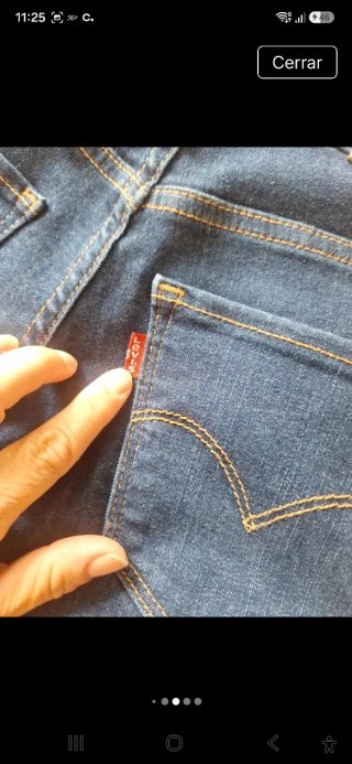 Vaqueros Levi's Skinny Azules Originales