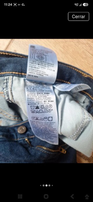 Vaqueros Levi's Skinny Azules Originales