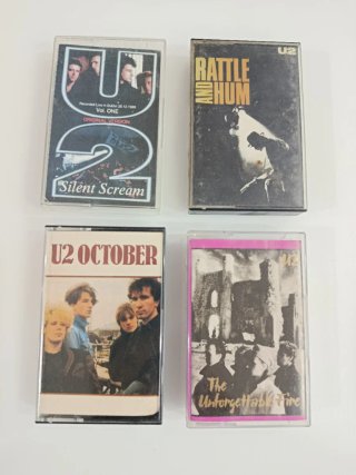 4 U2 Cintas Cassettes ELIGE