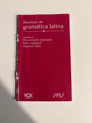 Diccionario ilustrado latín-español/ español-latín