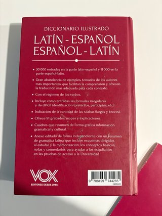 Diccionario ilustrado latín-español/ español-latín