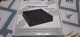 LC-POWER Drive Bay 5,25" x4 SSD/HDD 2,5 Rack 6Gb/s