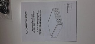 LC-POWER Drive Bay 5,25" x4 SSD/HDD 2,5 Rack 6Gb/s
