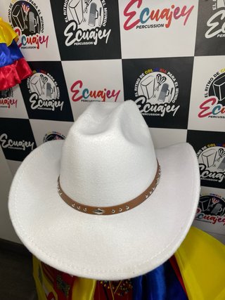 Sombrero Vaquero Blanco Ecuajey