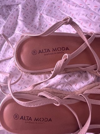 Sandalias ALTA MODA Beige Talla 38