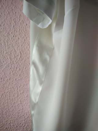 BLUSAS DE ENCAJE MANGA CORTA  MUJER
