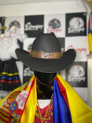 Sombrero Vaquero Negro Ecuajey