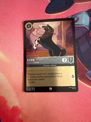 Khan Cavallo da Guerra Foil Disney Lorcana
