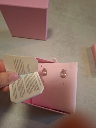 Pendientes Swarovski Gema Rosa