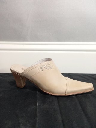 Sabot zoccoli in vera pelle e vero cuoio