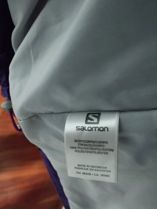 Chaqueta Salomon Morada Mujer Talla M