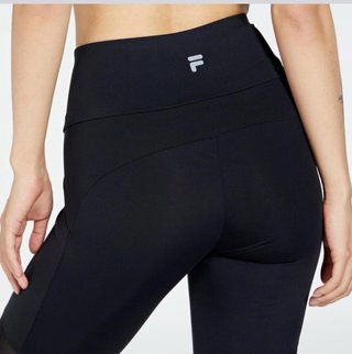 Fila Running Leggings Negros Mujer xs nuevo