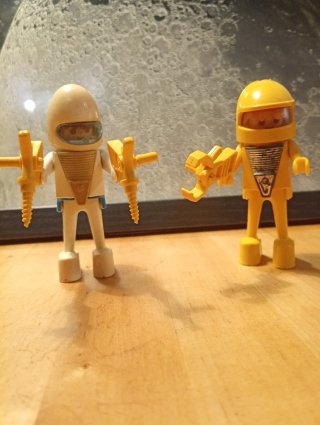 Playmobil Astronautas Espaciales dos unidades.