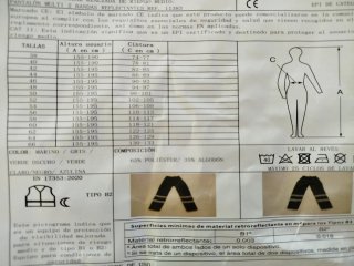 Pantaloni da lavoro grigi con bande riflettenti