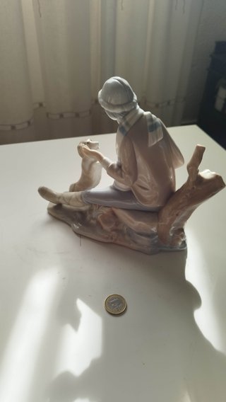 Lote 6 figuras porcelana estilo Lladró
