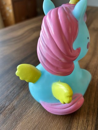 Luz nocturna unicornio azul