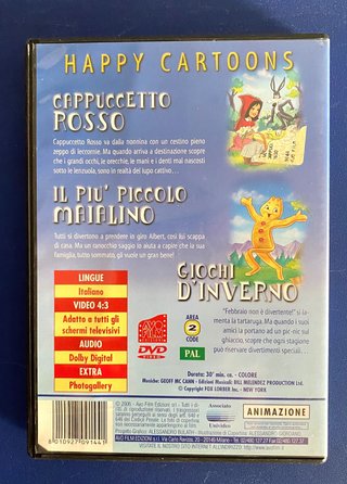 DVD Cappuccetto Rosso - Happy Cartoons