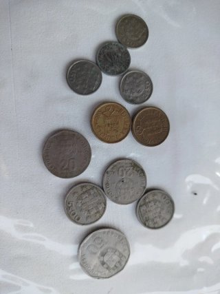 Lote monedas Portugal Escudos