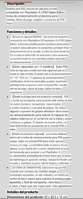 Custodia PS5/PS4 IVODEELA Nero