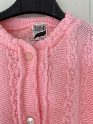 Cardigan rosa chiaro donna taglia S