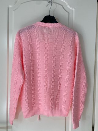 Cardigan rosa chiaro donna taglia S