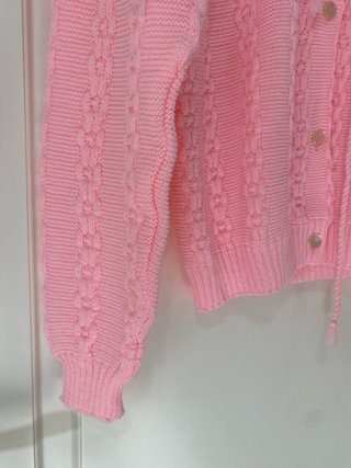 Cardigan rosa chiaro donna taglia S