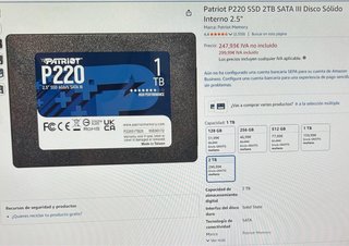 SSD Patriot P220 2TB SATA III 2.5