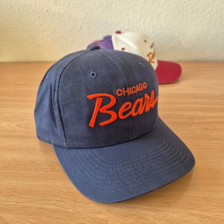 Gorra Chicago Bears Script Vintage Azul