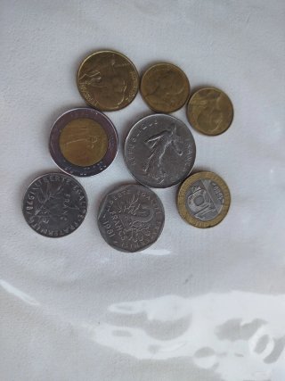 Lote monedas Francia