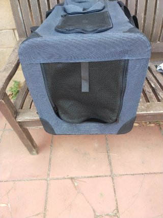 Transportín plegable para perros