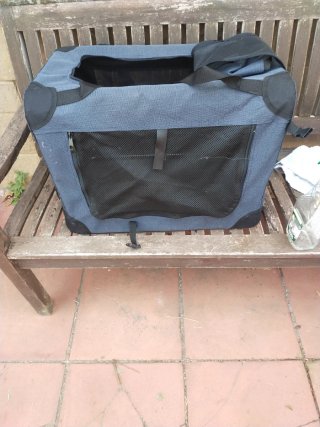 Transportín plegable para perros