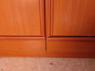 Armario de madera 2 puertas