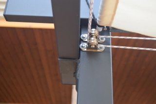 Pérgola fabricada a medida en hierro.