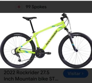 Bicicleta Rockrider 27.5 Montaña